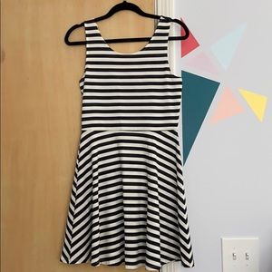 Navy and White Summer Dress